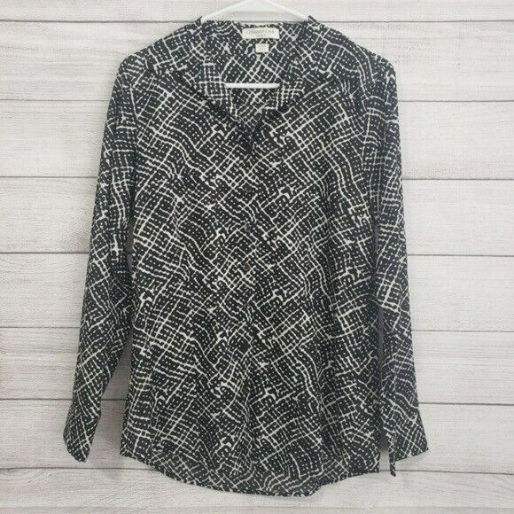 Coldwater creek XS size 4 button up blouse 3.0645 - Picture 1 of 6